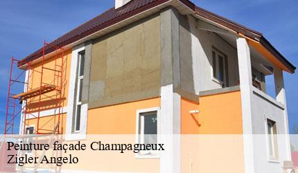 Peinture façade  champagneux-73240 Zigler Angelo