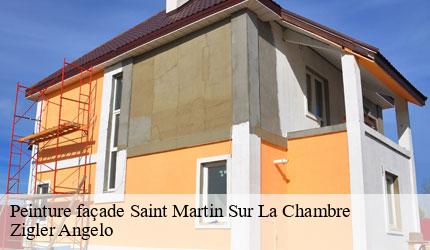Peinture façade  saint-martin-sur-la-chambre-73130 Zigler Angelo