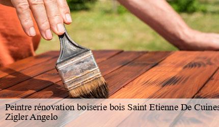 Peintre rénovation boiserie bois  saint-etienne-de-cuines-73130 Zigler Angelo
